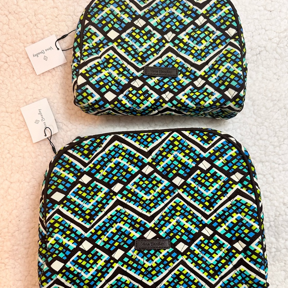 VERA BRADLEY Set of TWO Cosmetic Bags - Picture 2 of 9
